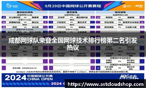 成都网球队荣登全国网球技术排行榜第二名引发热议